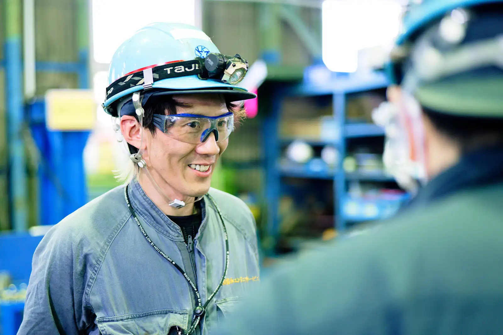 会話している写真